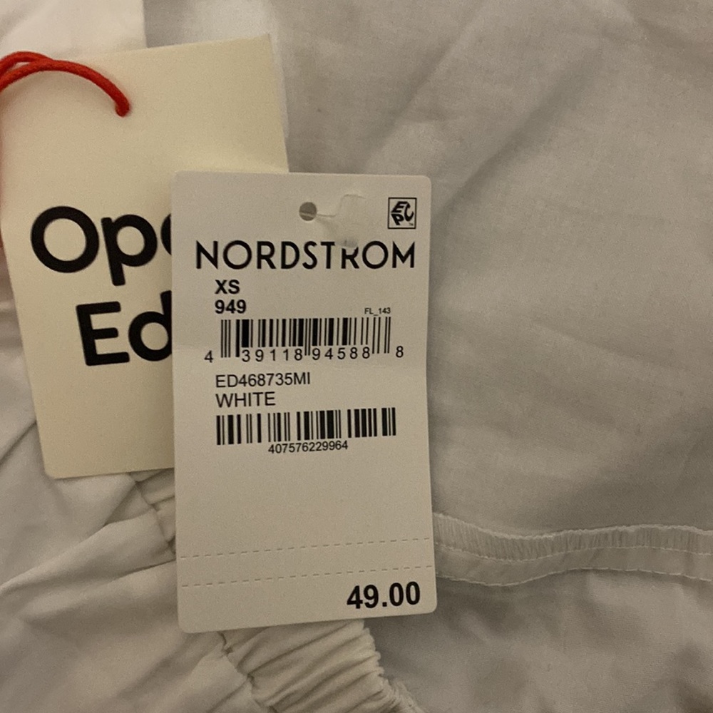 Open edit women’s white crop top